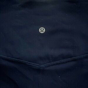 Navy blue blue Lululemon flare leggings